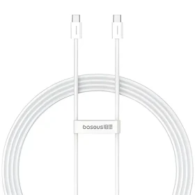 Baseus Superior 2 Moon White / Kábel USB-C - USB-C / 1 m / 30 W / 480 Mbps (57983118432)