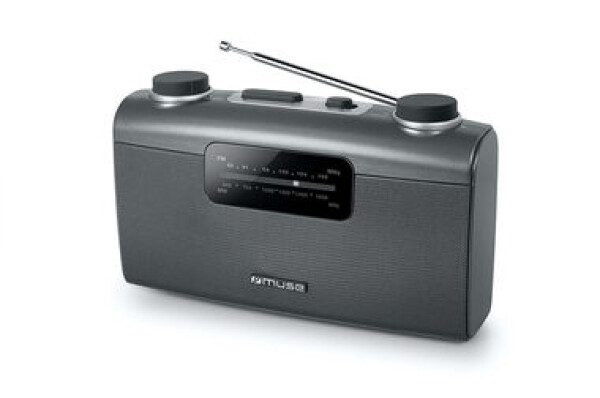 Muse M-058R šedá / Prenosné rádio / FM / MW / 3.5mm (M-058R)