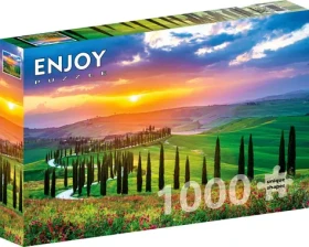 ENJOY Puzzle Toskánsky východ slnka