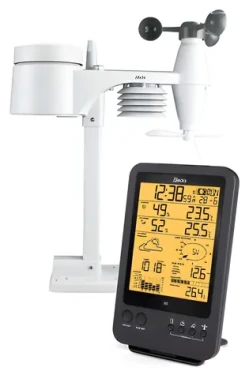 Alecto WS-4700 čierna / Meteostanica / LCD displej / bezdrôtové vonkajšie čidlo (WS-4700)