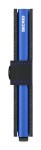 Kožená mini peňaženka Secrid Miniwallet Matte Black & Blue