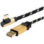 Roline USB kábel USB 2.0 USB-A zástrčka, USB-C ® zástrčka 0.80 m viacfarebná tienený 11.02.9060; 11.02.9060