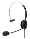 Manhattan Mono USB headset On-Ear čierna / Headset / Mono / USB-A / 69 g (180498)