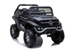 Mamido Detské elektrické autíčko Mercedes Unimog 4x4 čierne