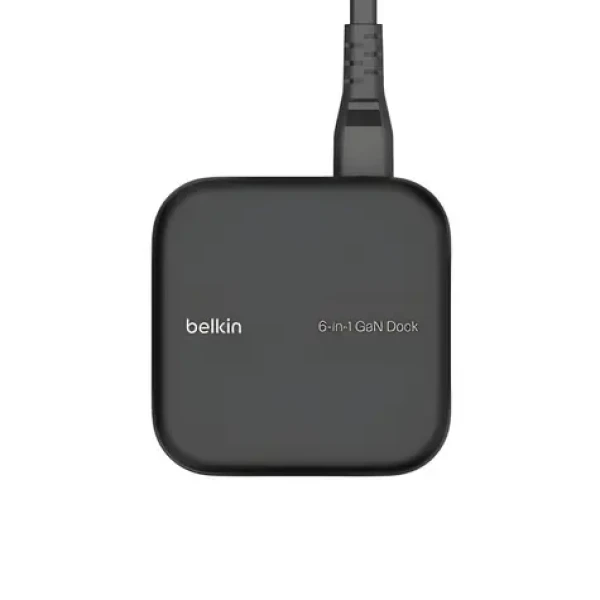 Belkin CONNECT INC018vfBK USB-C 6v1 Core GaN čierna / USB-C húb / 130W GaN / 96W PD (INC018VFBK)