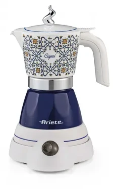 Ariete Moka Capri Electric modrobiela / Elektrická moka kanvica / 400 W (1358CA)