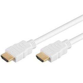 PremiumCord HDMI 1.4 High Speed + Ethernet kábel 0.5m biela / podpora 4K / pozlátené konektory (kphdme005w)