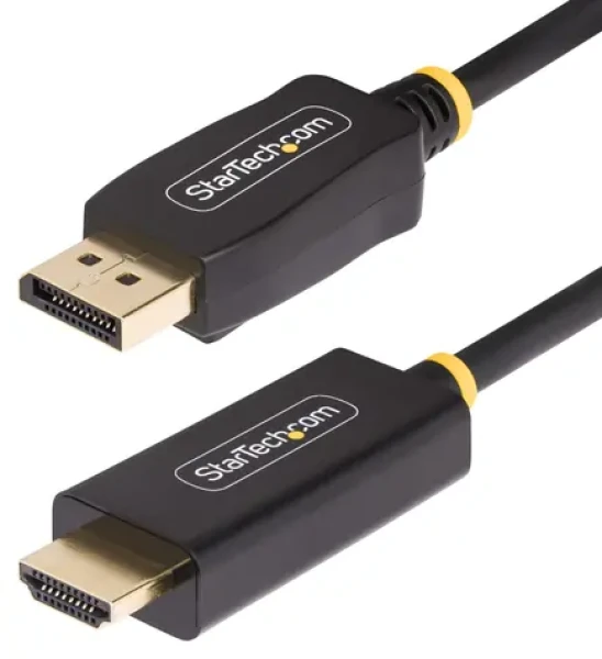 StarTech čierna / Redukcia DisplayPort na HDMI / 1 m / 4K 60Hz / 8bit (1M-DP-HDMI-4K60-HDR)