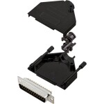 Encitech DTZK25-BK-DMP-K 6355-0101-23 sada D-SUB kolíkové lišty 180 ° Pólov: 25 spájkovaný 1 ks; 6355-0101-23