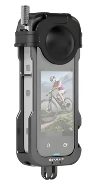 Puluz PU981B / Ochranné púzdro / pre Insta360 X4 / hliníková zliatina CNC / cold shoe adaptér (PU981B)