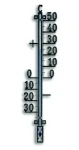 TFA 12.5002.01 čierna / Nástenný teplomer / Kov / -30 až +50 °C