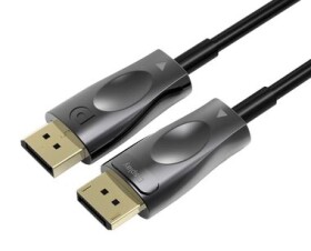 PremiumCord Optický DisplayPort 1.4 prípojný kábel M/M pozlátené konektory 10m (kport6-10)