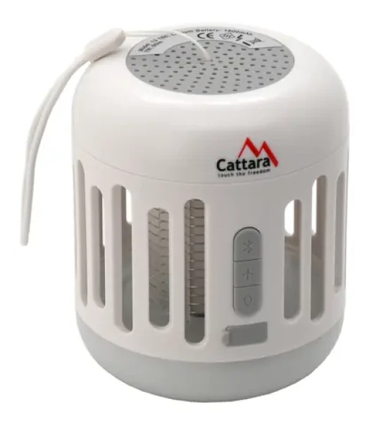 Cattara Svietidlo MUSIC CAGE Bluetooth nabíjací + UV lapač hmyzu / SMD LED / 1800 mAh / 7W / 1000V / microUSB / Bluetooth (13185)
