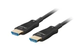 Lanberg HDMI 2.1 AOC 80m / Kábel / 8K 30Hz / čierny (CA-HDMI-30FB-0800-BK)