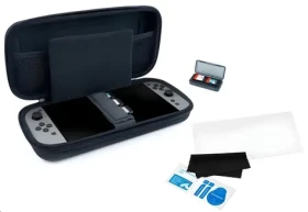 Nacon SWITCHNEWPACK5BLUE Štartovacia sada pre Nintendo Switch 2 modrá / Puzdro / Ochranné sklo / Krabička na hry (SWITCHNEWPACK5BLUE)