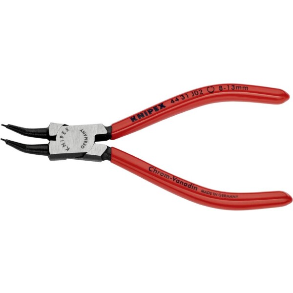 Knipex 44 31 J02 kliešte na poistné krúžky Vhodné pre vnútorné krúžky 8-13 mm Tvar hrotu zahnutý o 45 °; 44 31 J02