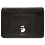 Karl Lagerfeld Saffiano Monogram Choupette čierna / Obal na notebook / 16" (KLCS16SAKHPCK)