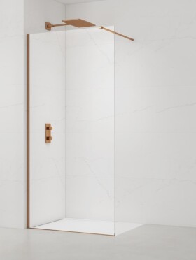 Sprchová zástena SAT Walk-in 130 cm brúsený rose gold SATBWI130PRRG SATBWI130PRRG