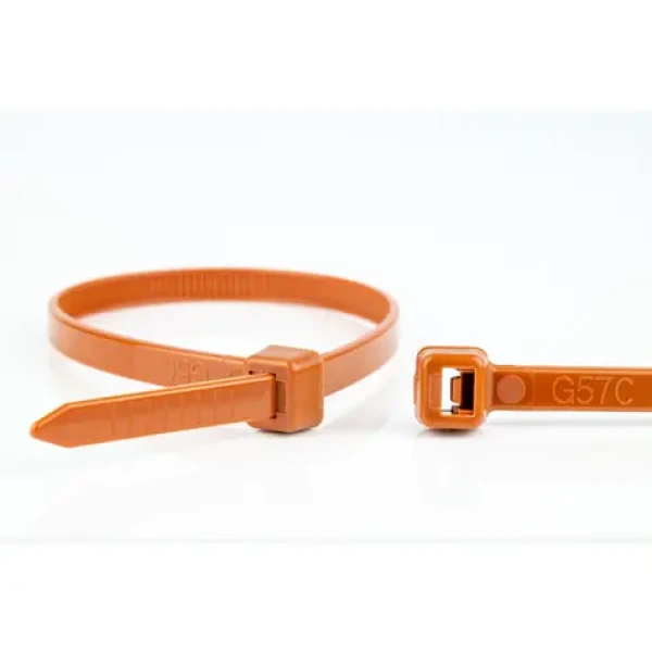WKK hnedá / Káblová sťahovacia páska / rozoberateľná / 100x2,5 mm / 100 ks (11032171)