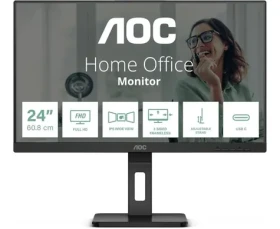 23.8" AOC 24P3CV čierna / IPS / 1920 x 1080 / 16:9 / 4ms / 1000:1 / 300cd-m2 / HDMI + DP + USB-C / VESA / Pivot (24P3CV)