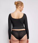 ZERO Feel Bliss Top Long Sleeve. - BLACK - black 0004 - SLOGGI BLACK XS