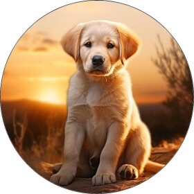 Jedlý papier šteniatko labrador 19,5 cm - Pictu Hap - Pictu Hap
