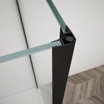 GELCO - TRINITY BLACK obdĺžnikový kút 1000x900 pravý, číre sklo, GT5610-90CR-B GT5610-90CR-B