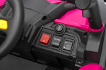 Mamido Mamido Elektrické autíčko Buggy Madman ružové | UTV-MX 4x4 | EVA kolesá | 12V 10Ah | EKO koža