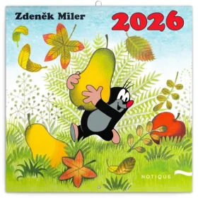 NOTIQUE Poznámkový kalendár Krtko 2026 / 30 x 30 cm (PGP-35182)