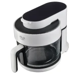 Adler AD 6316 čierno-biela / Fritovací hrniec / 1400W / 3 L / 80 ° C - 200 C ° / sklenená misa (AD 6316)