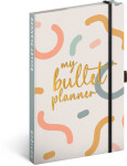 Presco Group Týždenný nedatovaný diár My Bullet Planner / 13 × 21 cm / CZ/SK (PGD-32744)