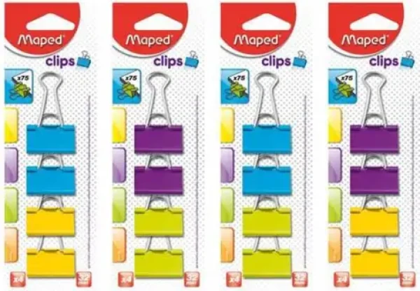 Maped Viazacie klipy 32 mm farebné / 4ks (61006)