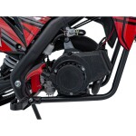 Mamido Detská benzínová motorka RamiGO TIGER 49CC červená