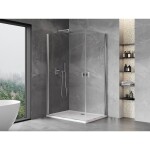 MEXEN/S - Mist-B Duo sprchovací kút dvere krídlové 85 x 70, transparent, chróm 8A2-085-070-01-00