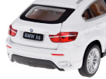 Bmw x6 kovový model v mierke 1:32 biely suv so svetlom a zvukom