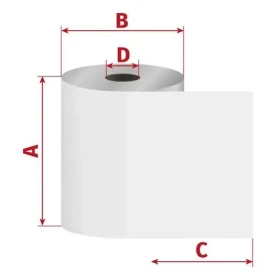 OEM Kotúčik normálny papier 65/90/18 mm / Kotúčik / 1+0 (100065015)