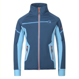 Dětská softshellová bunda Progress Coolio JKT petrol/světle modrá 128/134 EUR