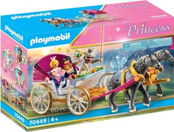 Playmobil® Princess 70449 Romantický kočiar ťahaný koňmi /od 4 rokov