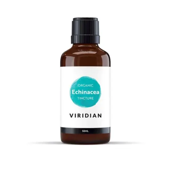 Viridian Echinacea Tincture 50 ml Organic (Tinktúra z Echinacey Bio) (11929)