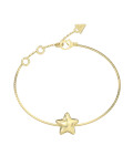 Guess Hravý pozlátený náramok s hviezdičkou Iconique JUBB05546JWYG 18,4 cm