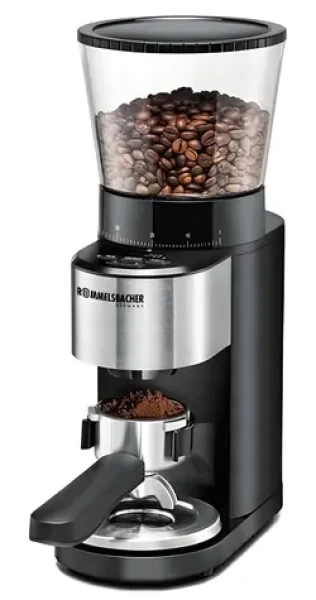 Rommelsbacher EKM 500 čierna / Mlynček na kávu / 160 W / kapacita 400 g / kónický mlynček / integrovaná váha (EKM 500)