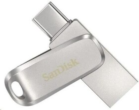 SanDisk Ultra Dual Drive Luxe 128 GB strieborná / Flash Disk / USB-A 3.1 amp; USB-C 3.1 / čítanie: 150 MBs (SDDDC4-128G-G46)