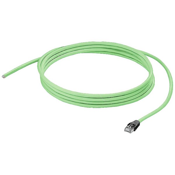 Weidmüller IE-C5DD4UG0030A60XXX-E dátový zástrčkový konektor pre senzory - aktory, upravený, 2585370030, piny: 4, 3.00 m, 1 ks; 2585370030