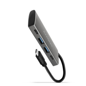 Axagon HMC-4G2, USB 10Gbps húb, porty 2x USB-A, 2x USB-C, kábel USB-C 13cm (HMC-4G2)