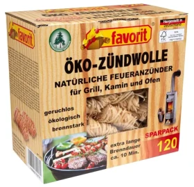 Alschu Podpaľovač drevitý 120 ks / Podpaľovač / doba horenia 10-12 min (1217)