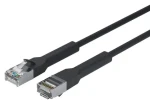 Lanview Bendable Cat6a U/FTP čierna / Sieťový kábel / RJ-45 / 10 m / 10GBase-T / LSZH (LV-6AFTP-FLEX-ANG-10B)