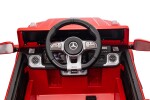 Mamido Mamido Detské elektrické autíčko Mercedes Benz G63 cabrio EVA kolesá červené