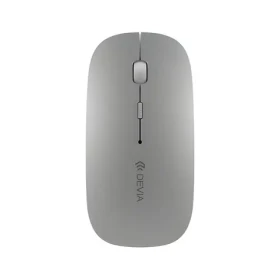 Devia Lingo Series strieborná / Bezdrôtová myš / Dual Mode 2.4G + Wireless (6938595379703)