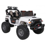 Mamido Elektrické autíčko Extreme Sport 4x4 s premenlivou veľkosťou bielej