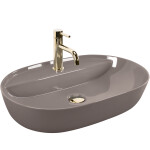 REA - Umývadlo na dosku Aura 61 Beige Shiny REA-U6381